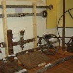 iron parts of the Suspension Bridge
